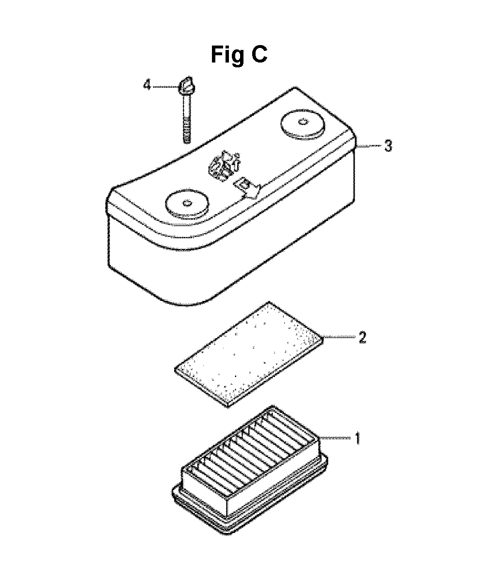 Fig-6 Diagram and Parts List for GXV140 Type N1Y Honda Engine