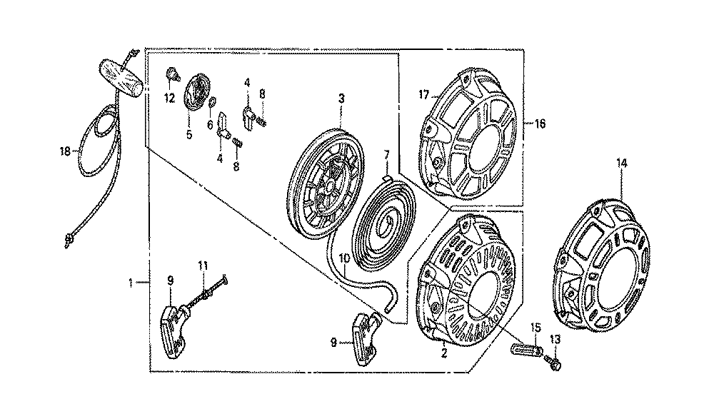Fig-0 Diagram and Parts List for GX160K1 (RHQ4)(20-8669999) Honda Engine