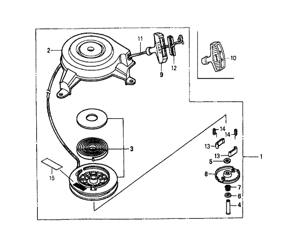 Fig-0 Diagram and Parts List for GXV160K1 Type N12 Honda Engine
