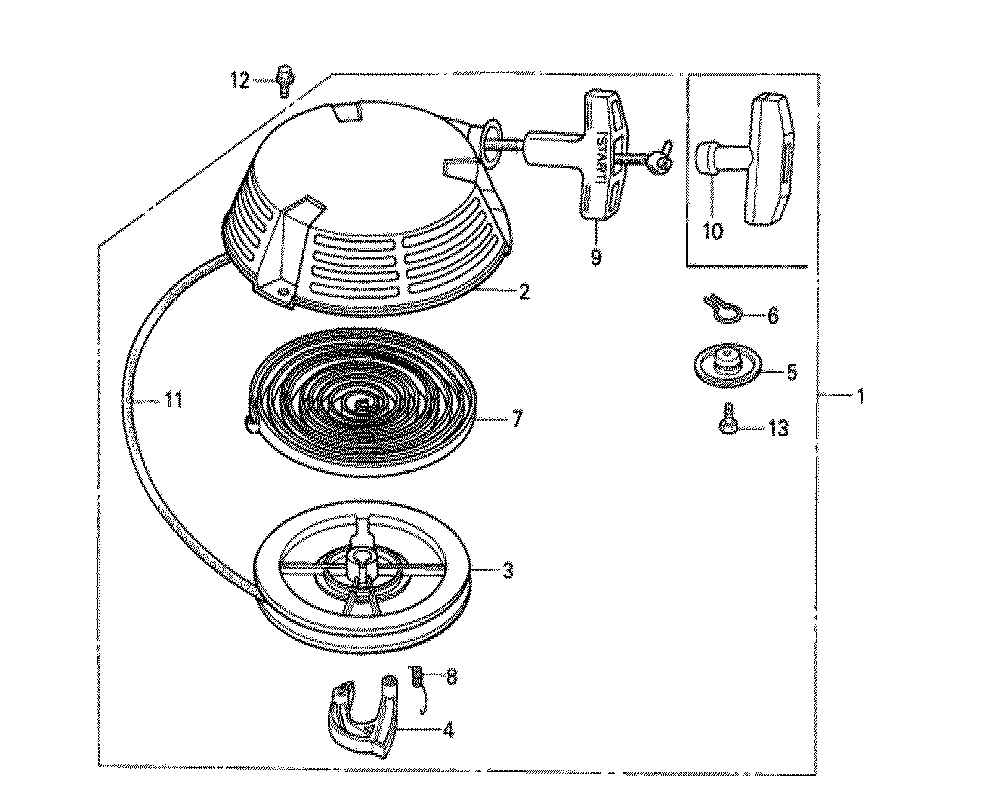 Fig-0 Diagram and Parts List for GXV160 Type N1 Honda Engine