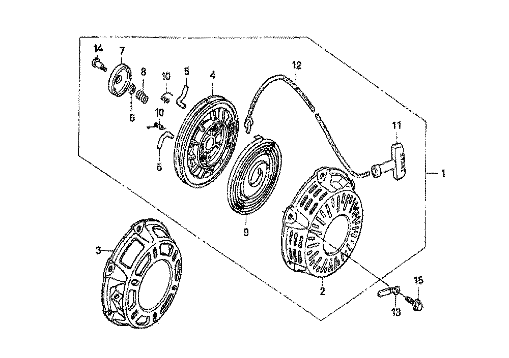 Fig-0 Diagram and Parts List for GX160U1 Type RD4 Honda Engine