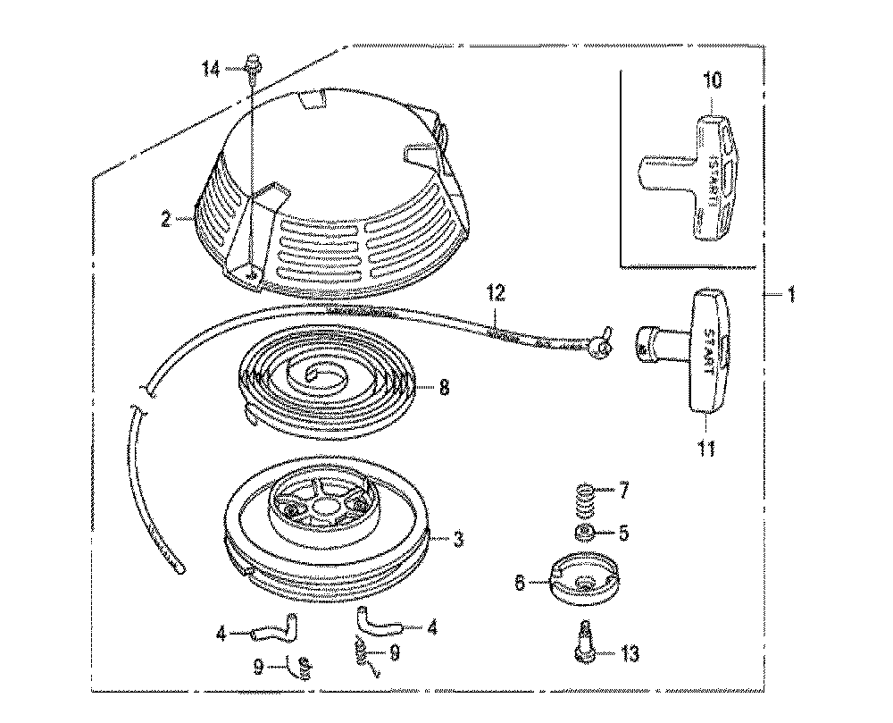 Fig-0 Diagram and Parts List for GXV160UH2 Type A12W Honda Engine