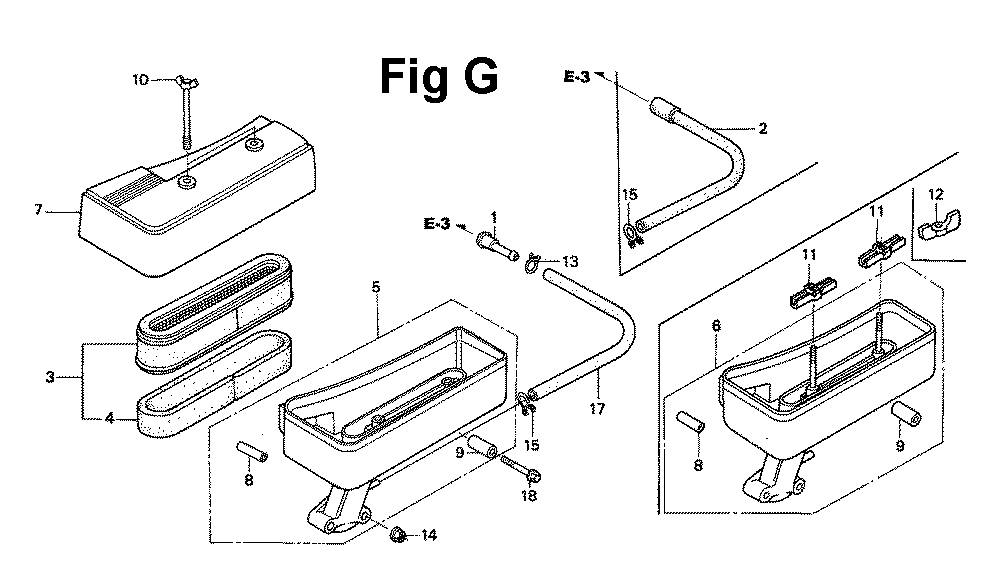 Fig-3 Diagram and Parts List for GXV120 Type A1L2 Honda Engine