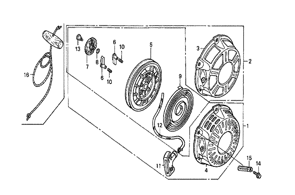 Fig-0 Diagram and Parts List for GX160K1 (QAX2)(86-9099999) Honda Engine