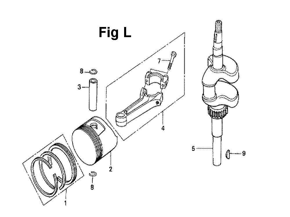 Fig-11 Diagram and Parts List for GXV120 Type N2TA Honda Engine