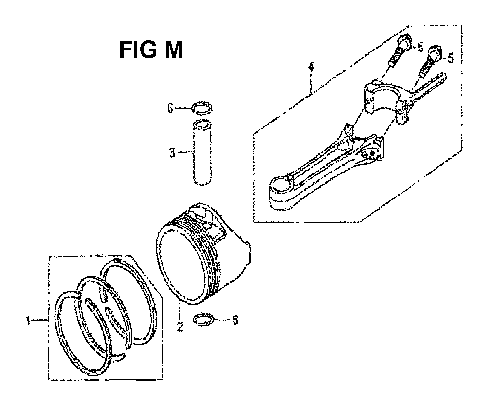 Fig-13 Diagram and Parts List for GCV190LA Type SBA Honda Engine