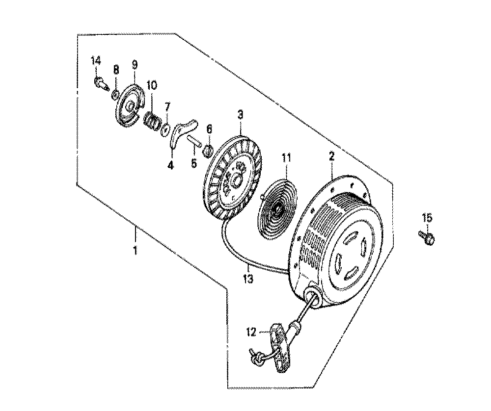 Fig-0 Diagram and Parts List for GX240 Type LHB Honda Engine