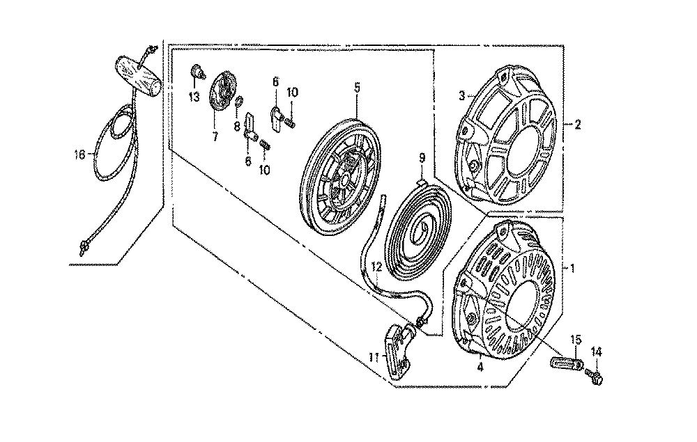 Fig-0 Diagram and Parts List for GX160K1 (VXU1)(86-9099999) Honda Engine