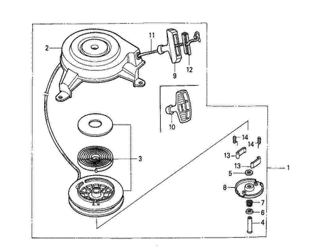 Fig-0 Diagram and Parts List for GXV140 Type N1 Honda Engine