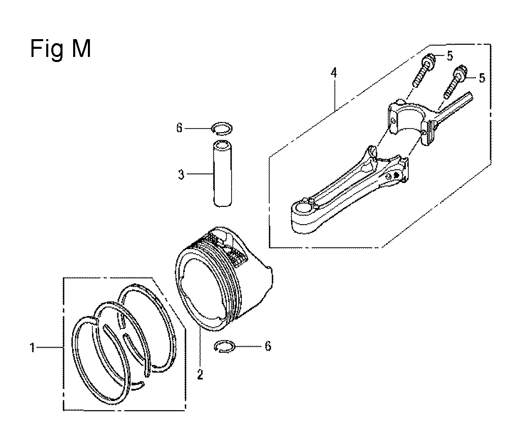 Fig-13 Diagram and Parts List for GCV160LA Type N1AF Honda Engine
