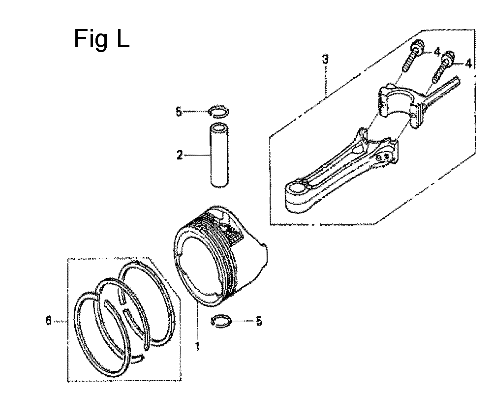 Fig-12 Diagram and Parts List for GCV160A Type A3A Honda Engine