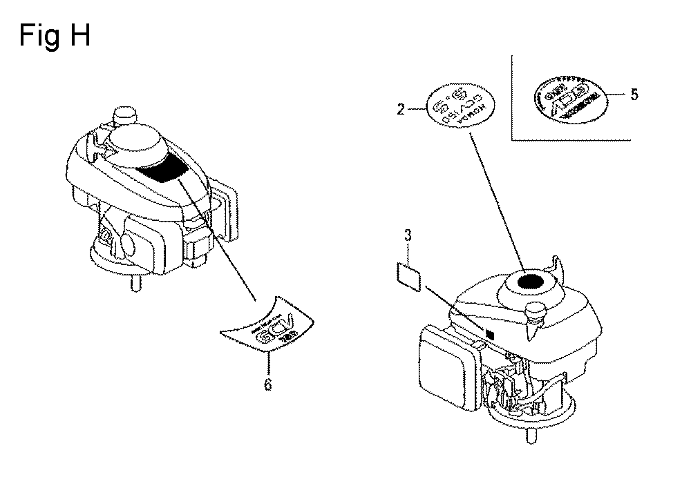 Fig-8 Diagram and Parts List for GCV160LE Type A7H1 Honda Engine