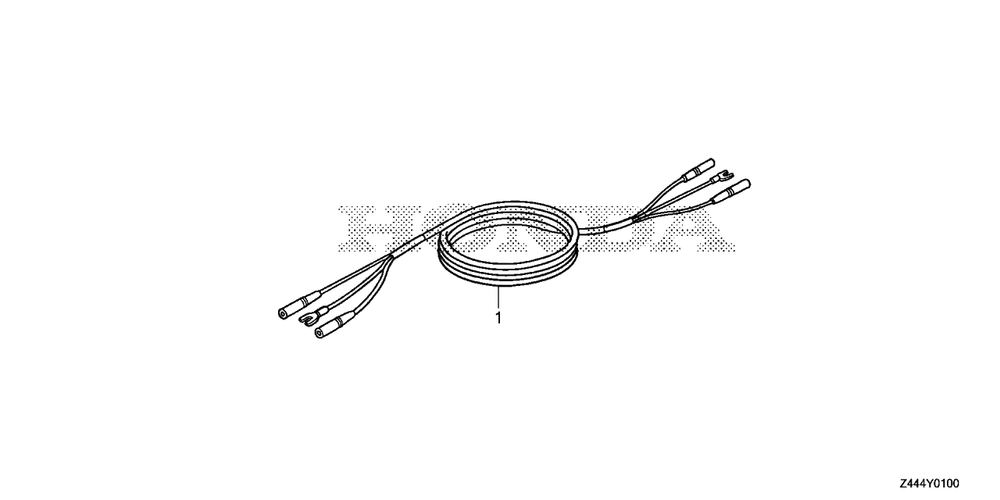 Parallel Cable Kit Diagram and Parts List for EU2200IT (Type  AG)(EAMT-1000001 - 9999999) Honda Generator