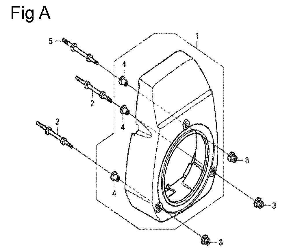 Fig-1 Diagram and Parts List for GC190A Type SHE6 Honda Engine