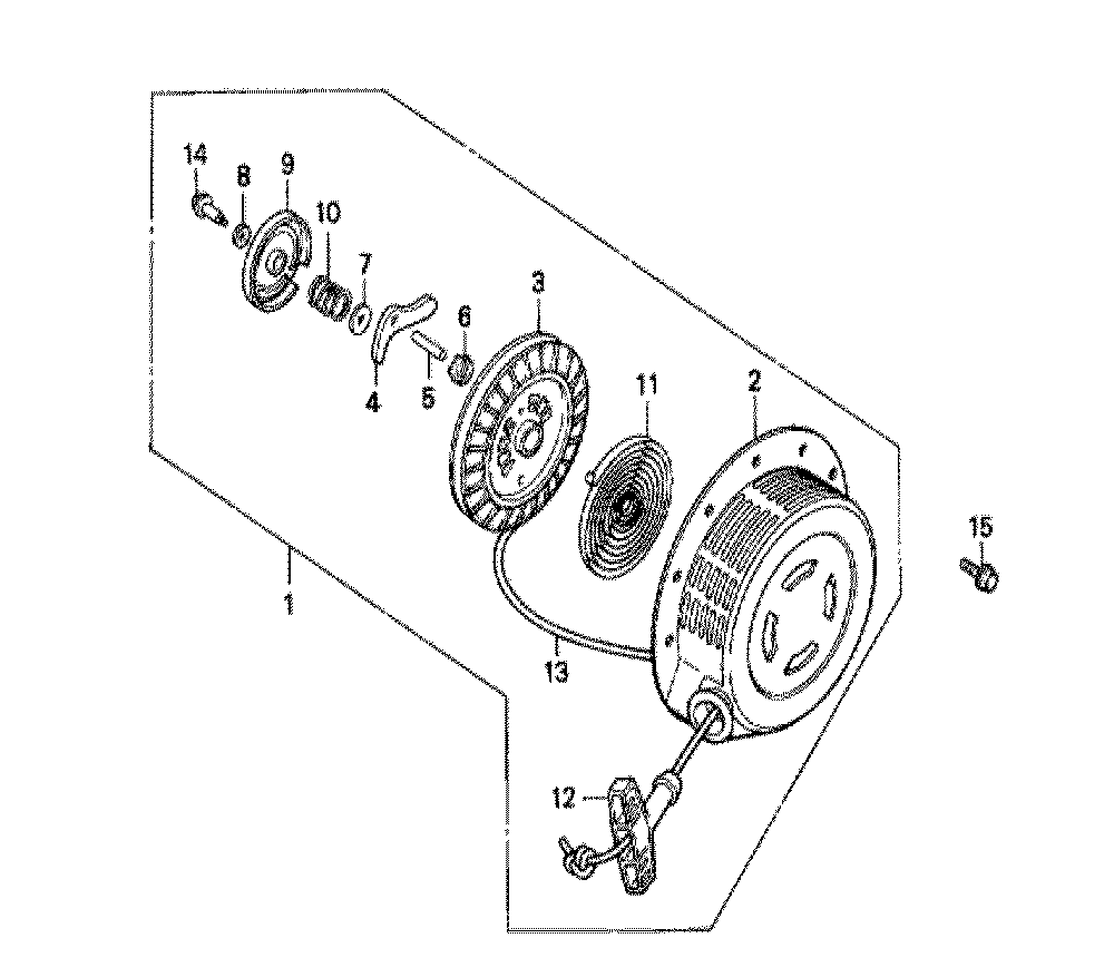Fig-0 Diagram and Parts List for GX240 Type QT Honda Engine