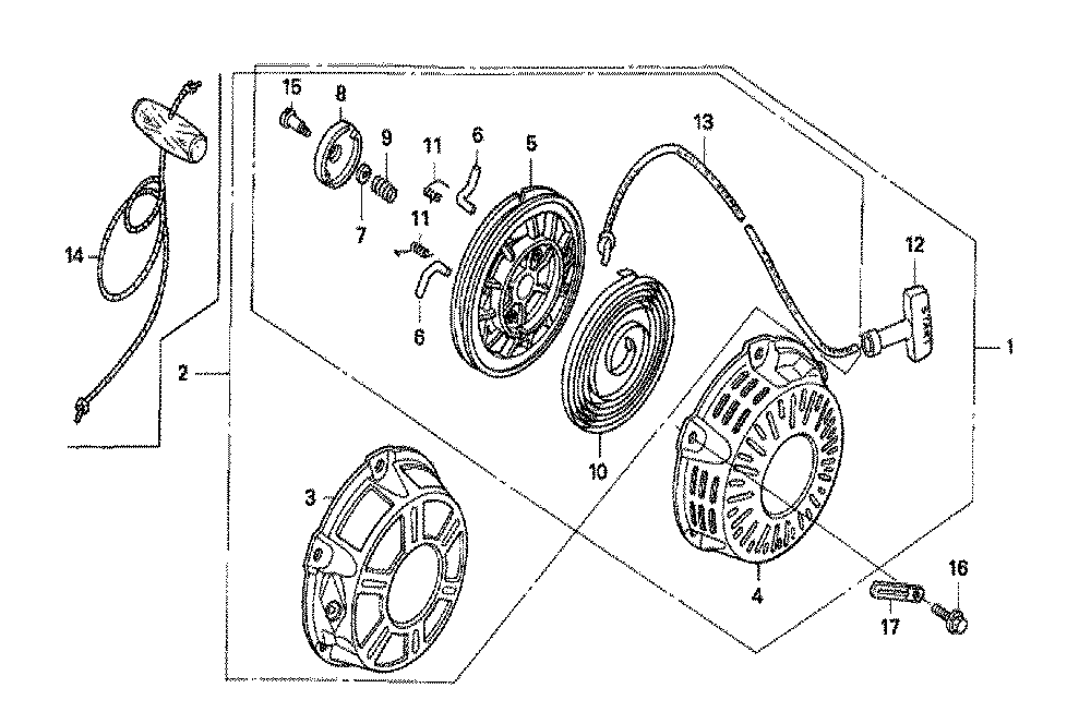 Fig-0 Diagram and Parts List for GX160K1 Type NSJ Honda Engine