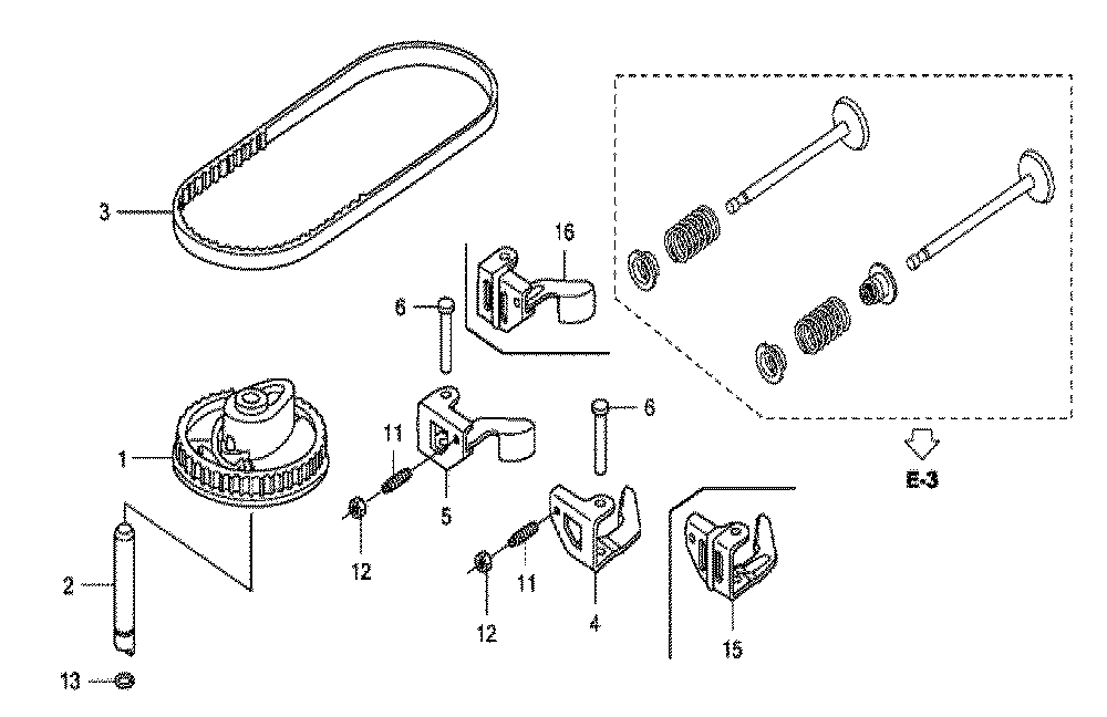 Fig-0 Diagram and Parts List for GCV160 Type A2A Honda Engine