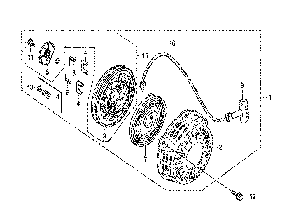 Fig-0 Diagram and Parts List for GX160H1 Type QDBRA Honda Engine