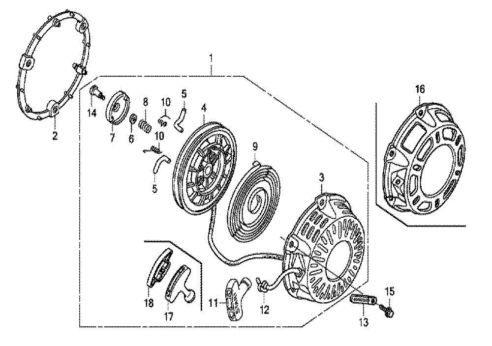Fig-0 Diagram and Parts List for GX200UT Type VSD2 Honda Engine