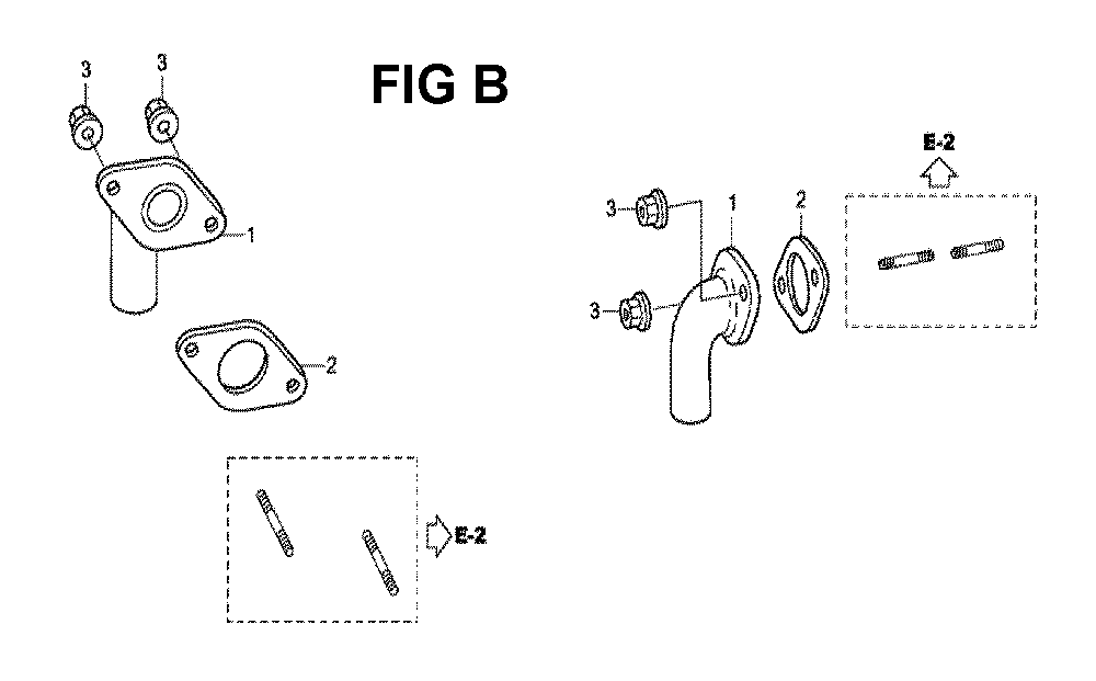 Fig-11 Diagram and Parts List for GXV530 U3-1070150 Honda Engine