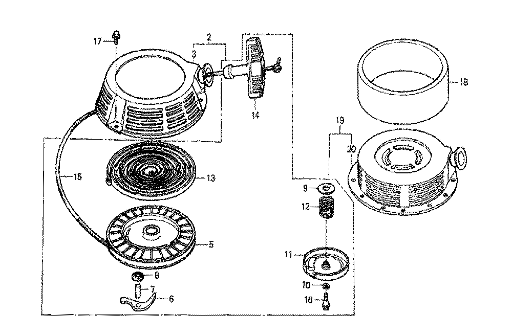 Fig-0 Diagram and Parts List for GXV340 Type DAP3 Honda Engine
