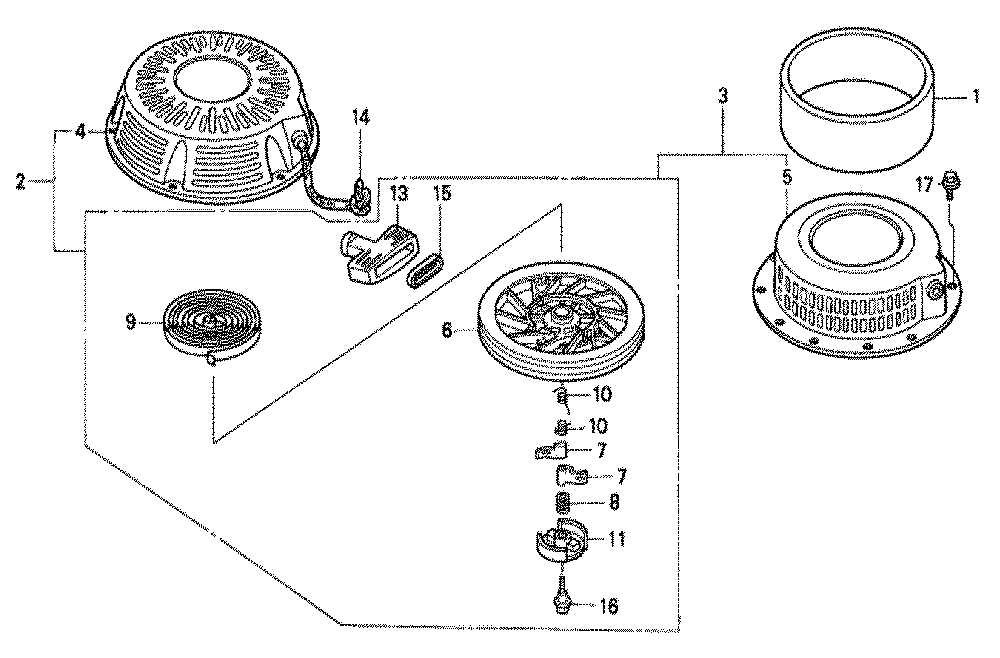 Fig-0 Diagram and Parts List for GXV340K2 Type DN Honda Engine