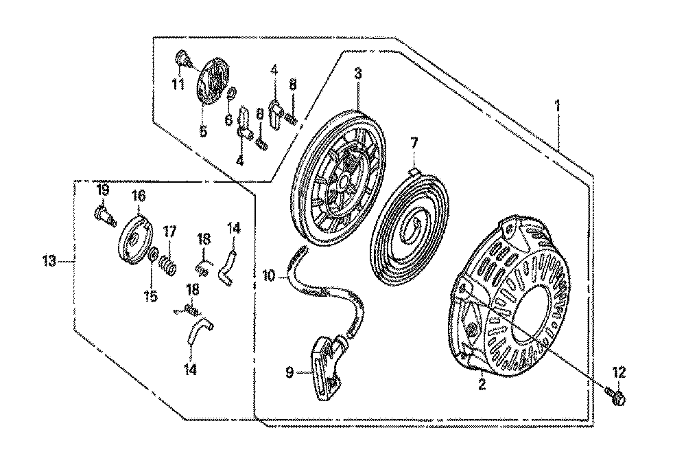 Fig-0 Diagram and Parts List for GX160H1 Type QD1 Honda Engine