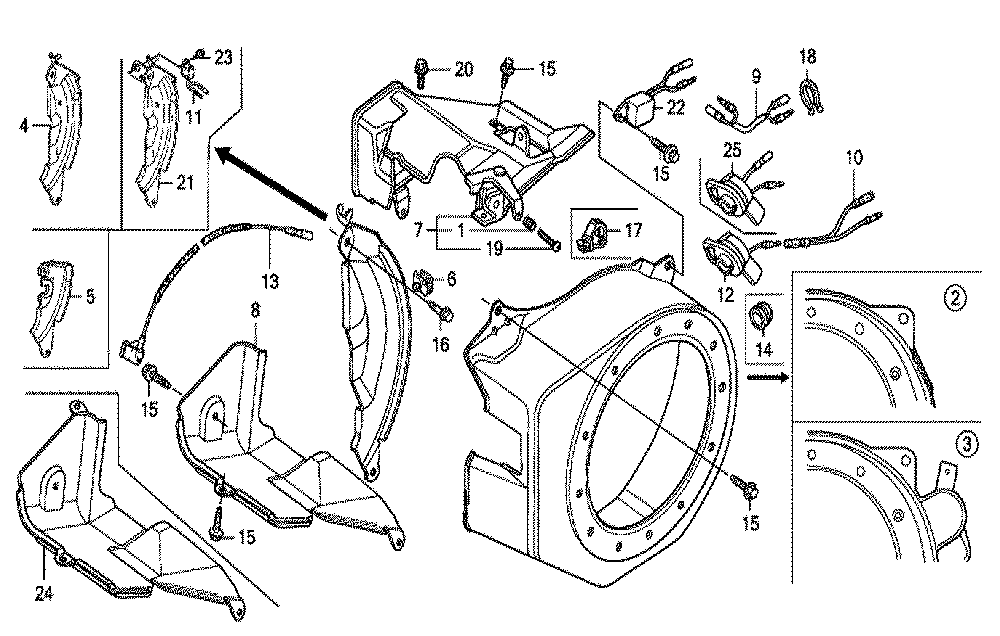 Fig-0 Diagram and Parts List for GX200 Type VSW1 Honda Engine