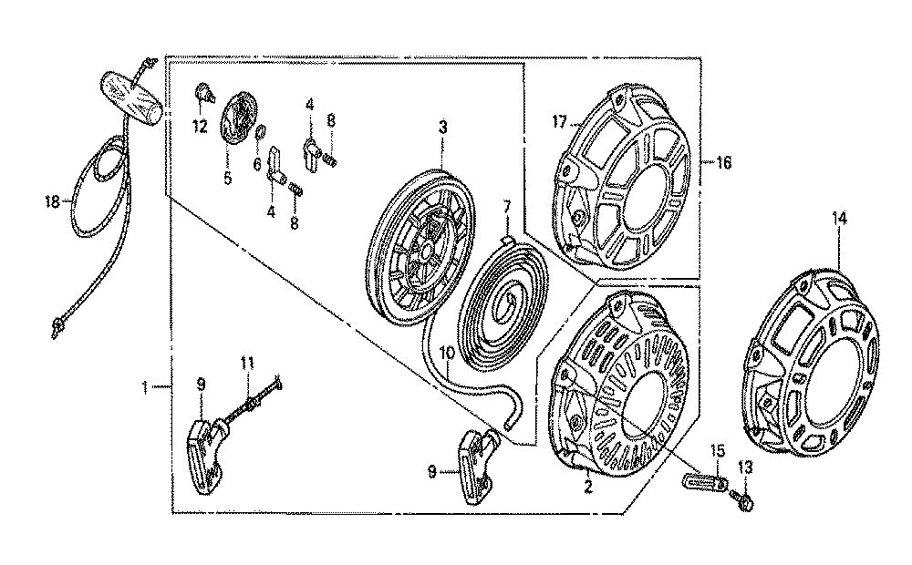 Fig-0 Diagram and Parts List for GX160K1 (SWX2)(61-8669999) Honda Engine