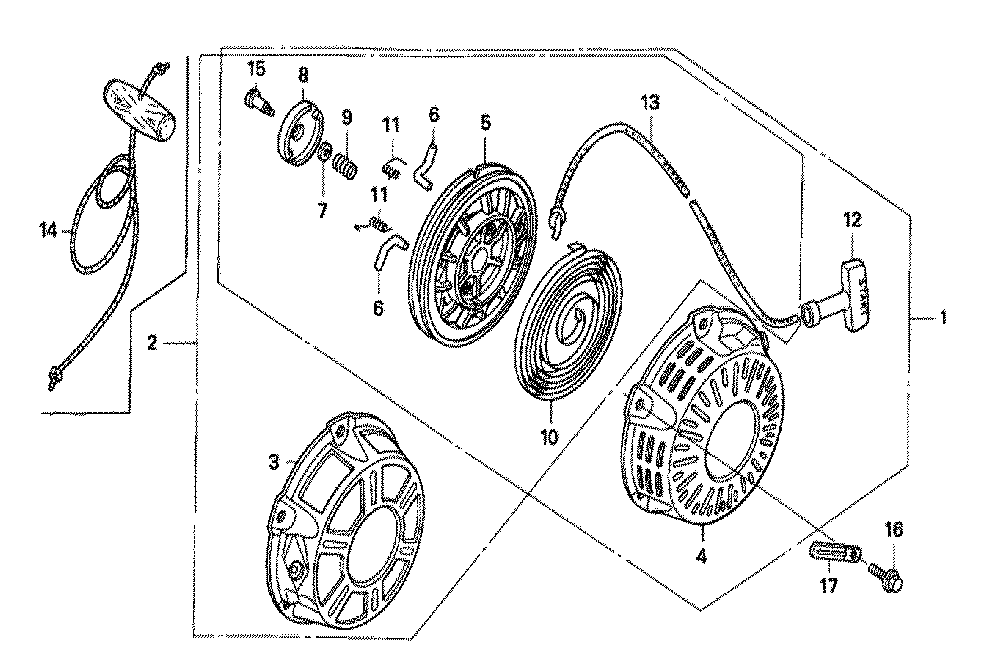 Fig-0 Diagram and Parts List for GX160K1 Type LHB3 Honda Engine