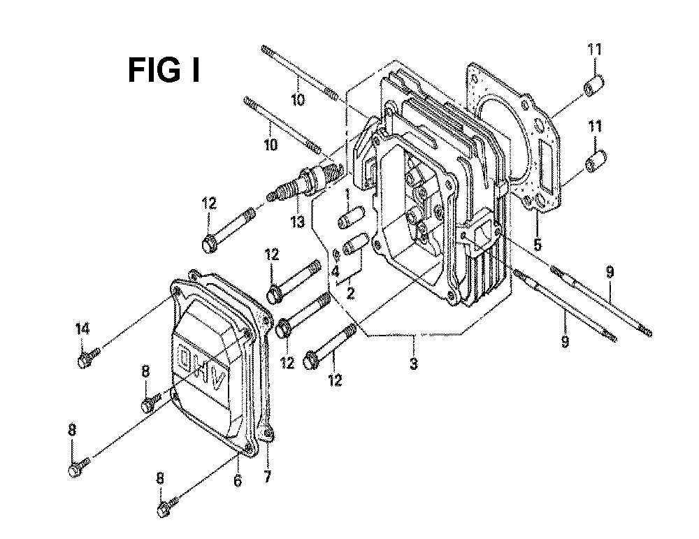 Fig-14 Diagram and Parts List for GXV160H2 Type N6 Honda Engine