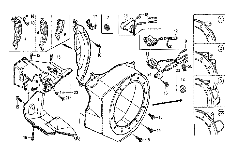 Fig-0 Diagram and Parts List for GX160UT1 Type VGE5 Honda Engine