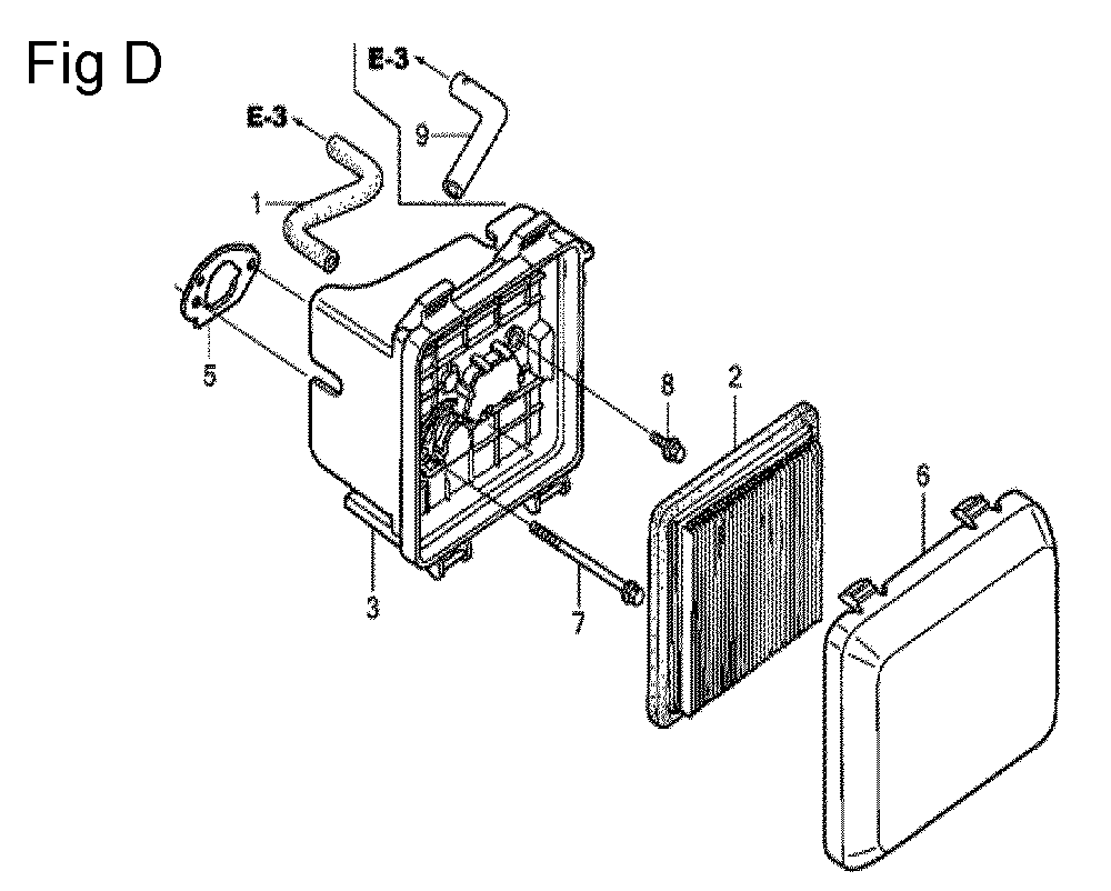 Fig-4 Diagram and Parts List for GCV160A Type S1A1 Honda Engine