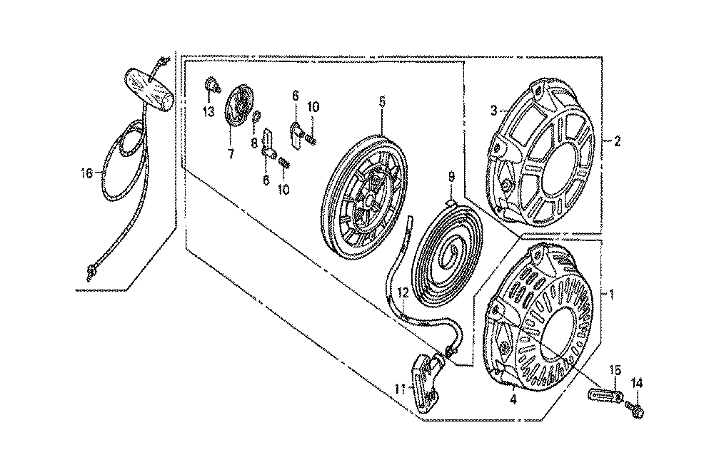 Fig-0 Diagram and Parts List for GX160K1 (QX2)(86-9099999) Honda Engine