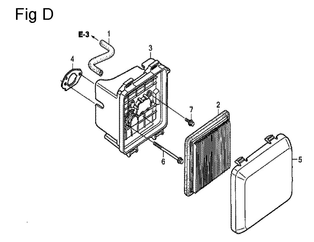 Fig-4 Diagram and Parts List for GCV135 Type A1A Honda Engine