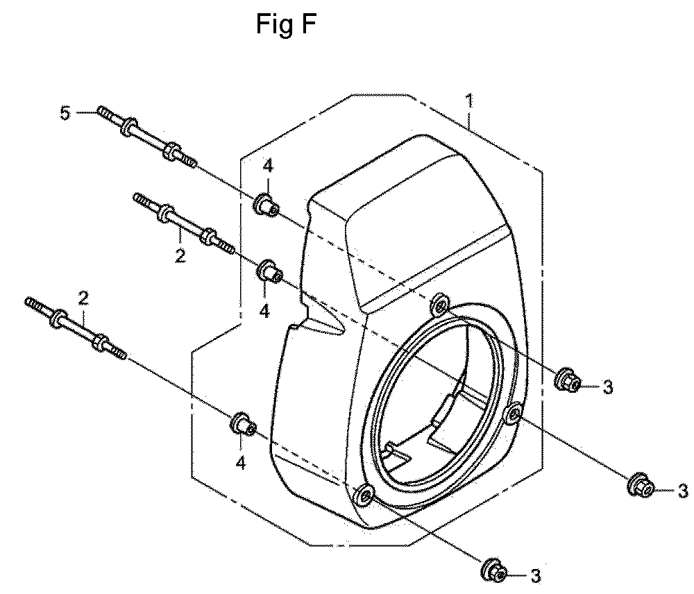 Fig-6 Diagram and Parts List for GC190A Type MEA2 Honda Engine