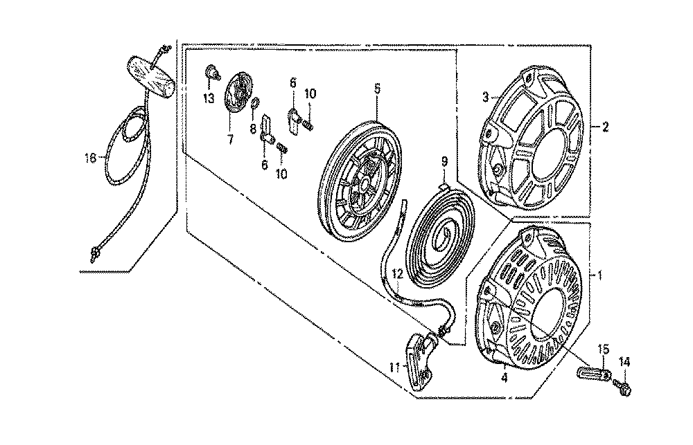 Fig-0 Diagram and Parts List for GX160K1 (QX4)(86-9099999) Honda Engine
