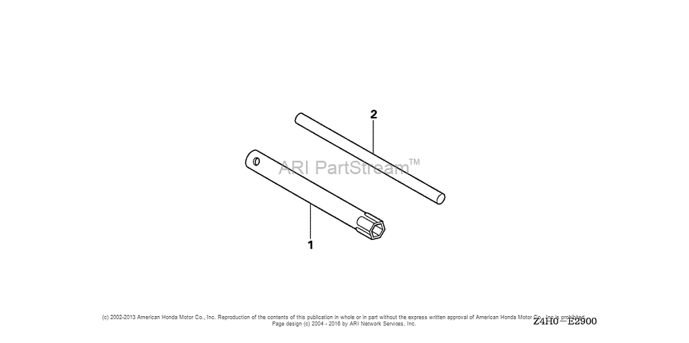 Tool Diagram and Parts List for GX120UT1 (typeKRSB)(GCAGT-1000001) Honda Engine