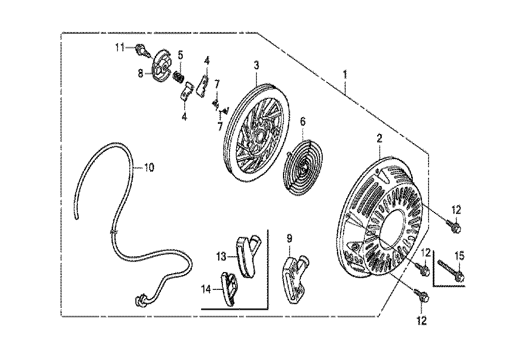 Fig-0 Diagram and Parts List for GX270T Type VKK Honda Engine