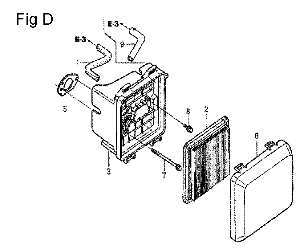 Fig-4 Diagram and Parts List for GCV160A Type BHH Honda Engine