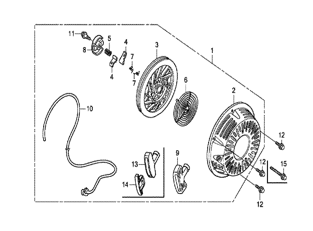 Fig-0 Diagram and Parts List for GX270T Type QT1 Honda Engine