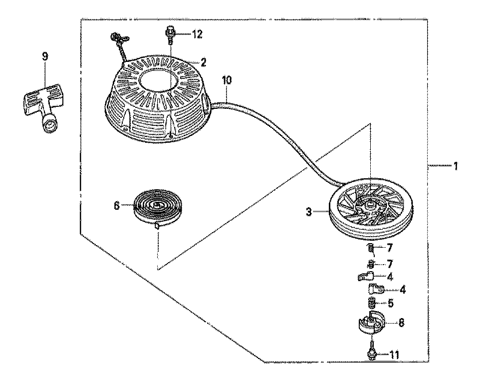 Fig-0 Diagram and Parts List for GXV530 Type QRA5 Honda Engine