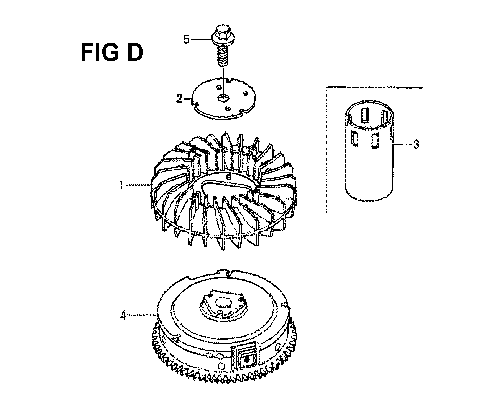 Fig-8 Diagram and Parts List for GXV530 Type JXA3 Honda Engine