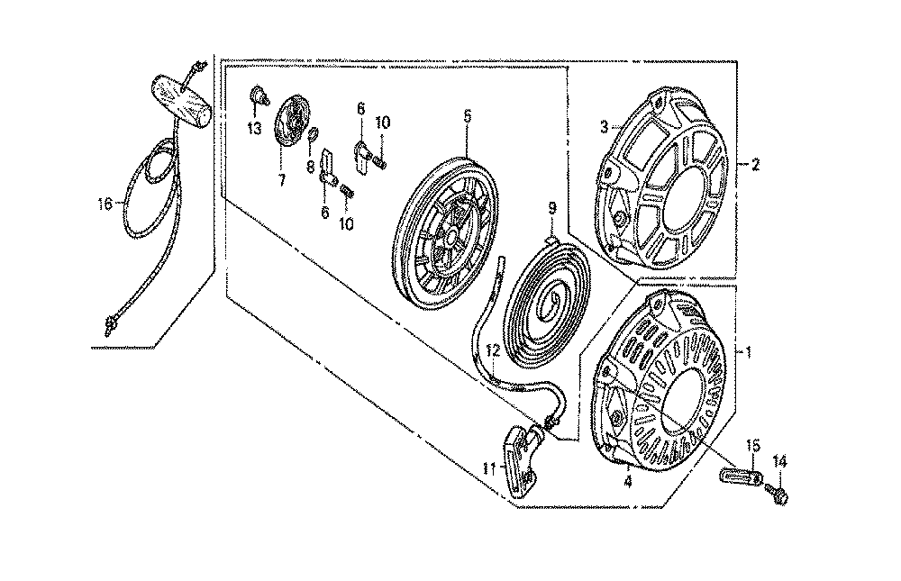 Fig-0 Diagram and Parts List for GX160K1 (VTH4)(86-9099999) Honda Engine