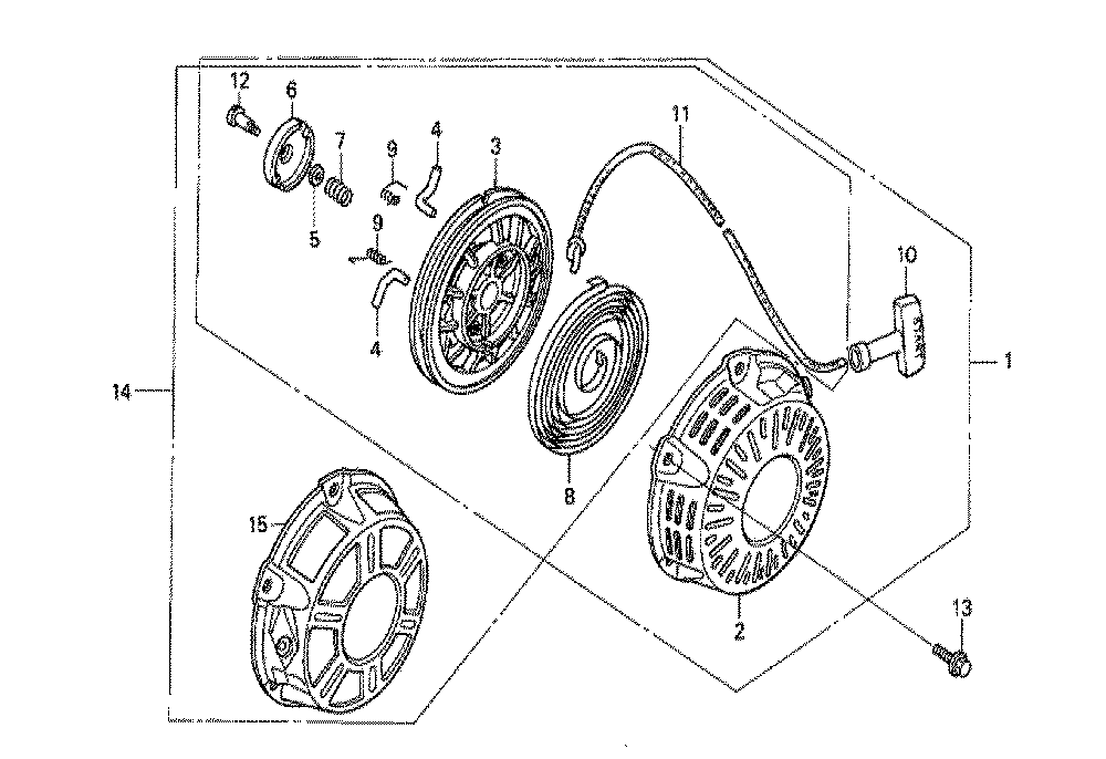 Fig-0 Diagram and Parts List for GX160K1 (NDM4)(86-9099999) Honda Engine