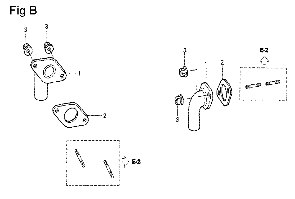 Fig-2 Diagram and Parts List for GCV530 Type QEA3 Honda Engine