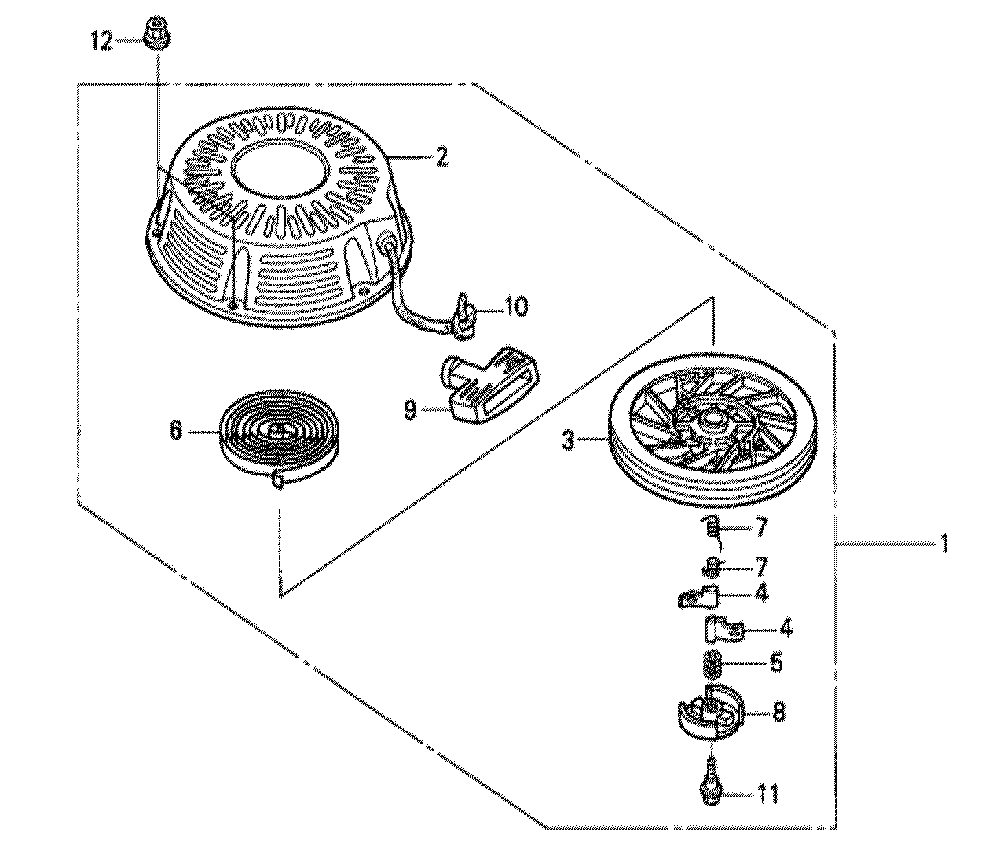 Fig-0 Diagram and Parts List for GXV340A2 Type DX3 Honda Engine