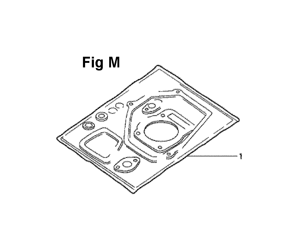 Fig-6 Diagram and Parts List for GXV140 Type A1K Honda Engine
