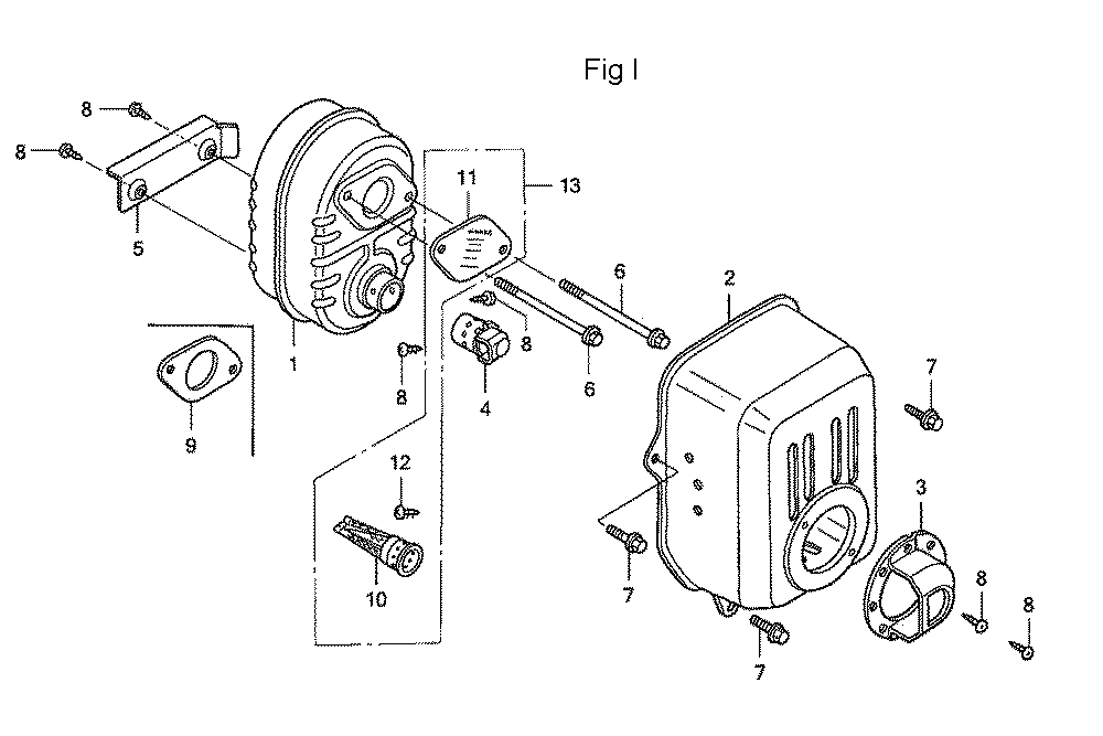 Fig-9 Diagram and Parts List for GC160A Type MEA2 Honda Engine