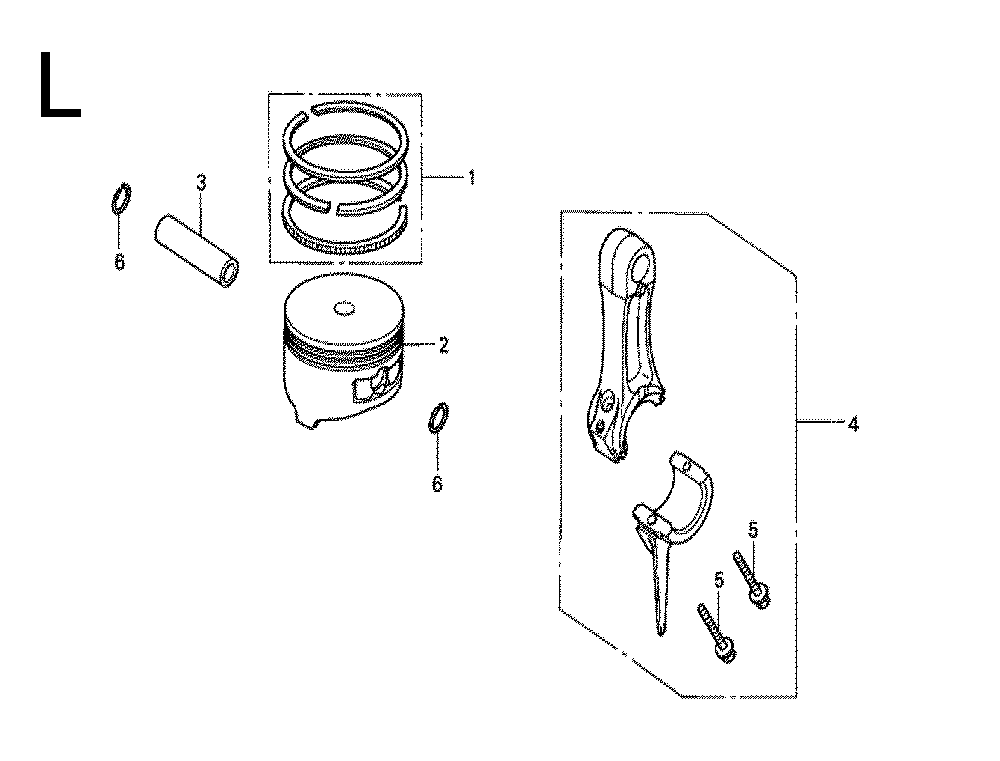 Fig-12 Diagram and Parts List for GX100 Type SA2 Honda Engine